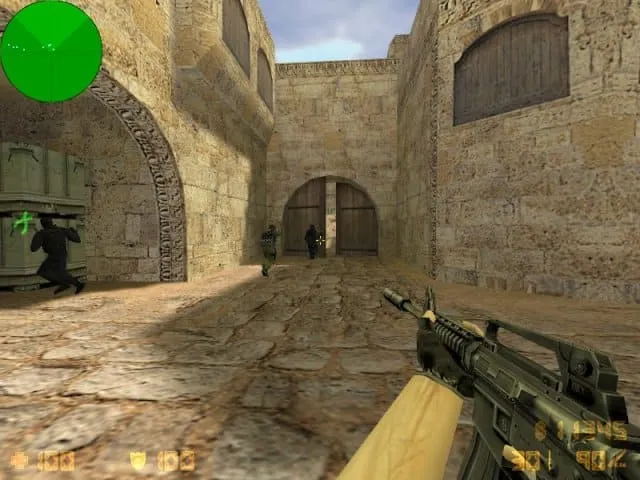 โมเดลอาวุธ CS 1.6 แบบคลาสสิก m4